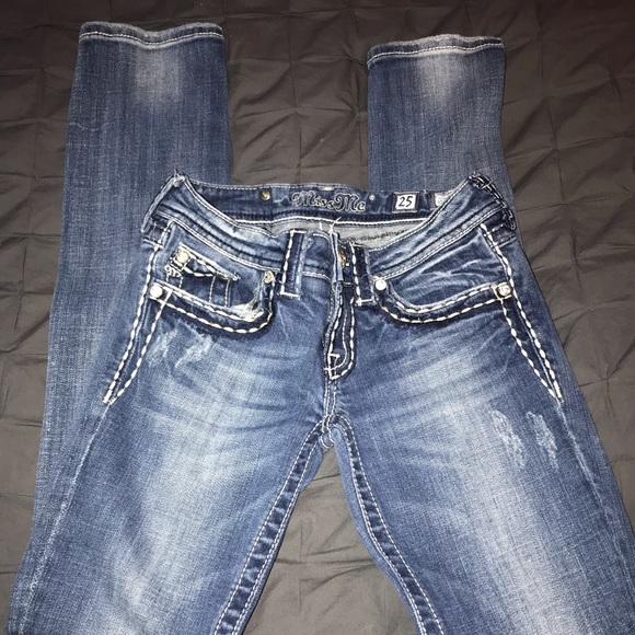 Miss Me Straight Leg Jeans 25 - Picture 4 of 4